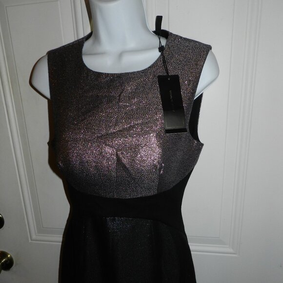 BCBGMAXAZRIA Odeya Dress Full Length Gown Maxi Formal Metallic Size 6🆕⌚📦🏃💨🚚 - Picture 5 of 16